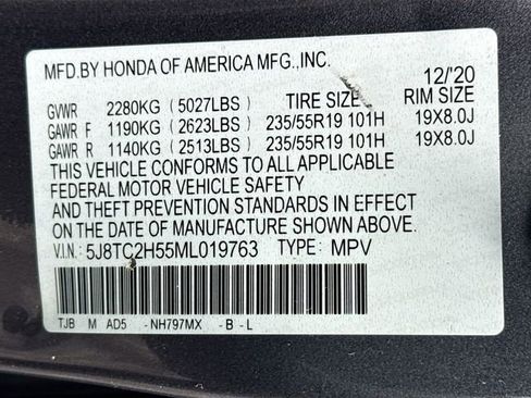 Used 2021 Acura RDX AWD w/ Technology Package image 12