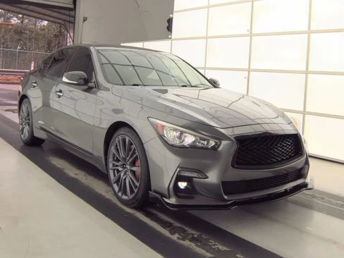 Used 2018 INFINITI Q50 Red Sport 400 image 3