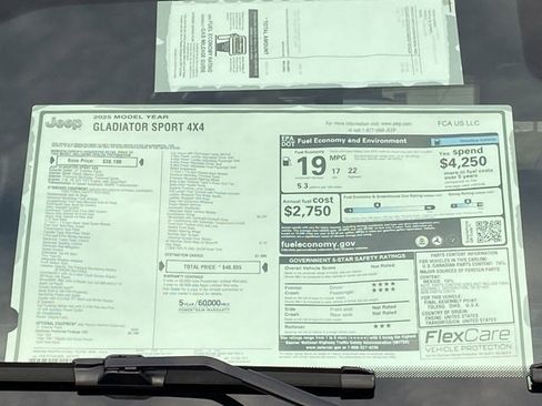 New 2025 Jeep Gladiator Sport image 30