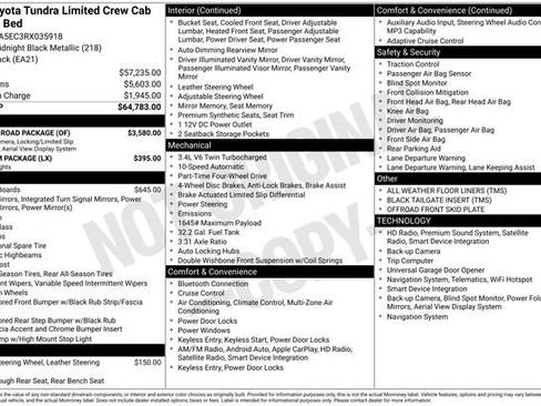 Used 2024 Toyota Tundra Limited w/ TRD Off-Road Package AWD/4WD image 5