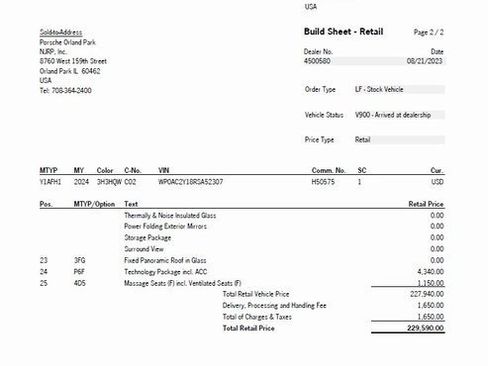 New 2024 Porsche Taycan Turbo S image 32