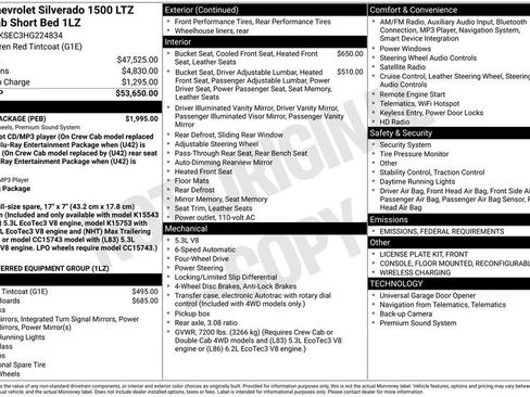 Used 2017 Chevrolet Silverado 1500 LTZ w/ Sport Package image 15