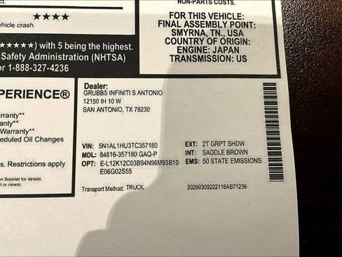 New 2026 INFINITI QX60 Autograph AWD/4WD image 42