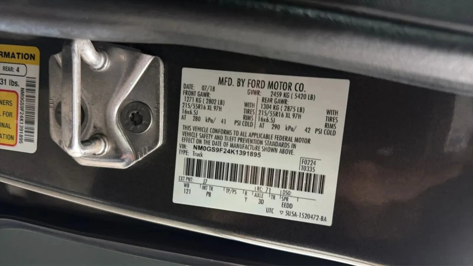 Used 2019 Ford Transit Connect XLT FWD image 24