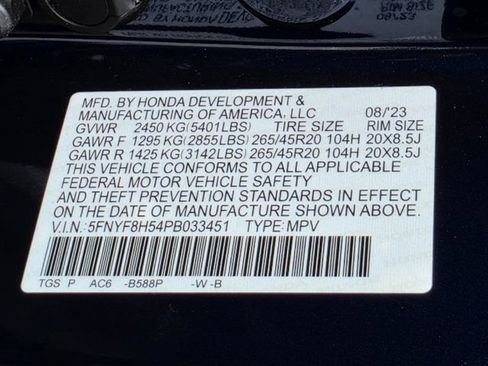 Used 2023 Honda Passport EX-L image 32