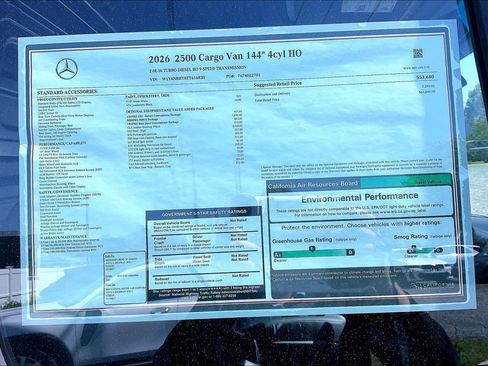 New 2026 Mercedes-Benz Sprinter 2500 image 11