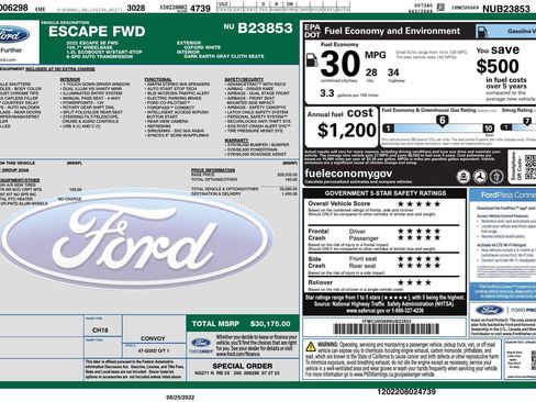 Used 2022 Ford Escape SE image 4