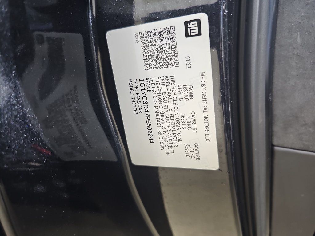 Certified 2023 Chevrolet Corvette Stingray Premium Conv w/ Z51 Performance Package RWD image 39