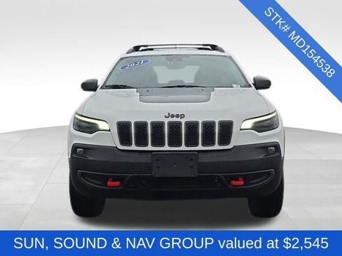 Used 2021 Jeep Cherokee Trailhawk w/ Sun, Sound & Nav Group image 2