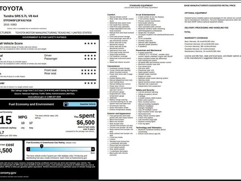 Used 2015 Toyota Tundra SR5 image 92