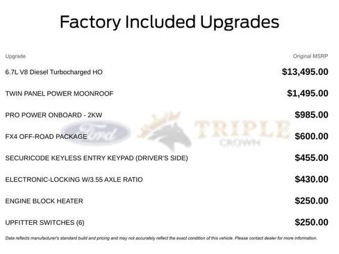 New 2026 Ford F350 King Ranch w/ FX4 Off-Road Package AWD/4WD image 11