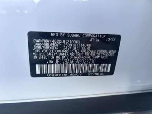 Used 2022 Subaru WRX AWD/4WD image 26