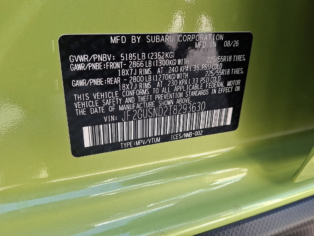 New 2026 Subaru Crosstrek 2.5i Limited AWD/4WD image 24