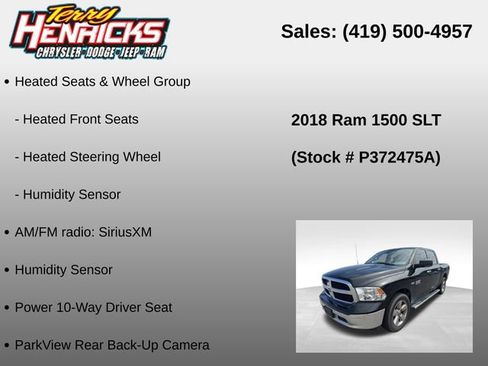 Used 2018 RAM 1500 Classic SLT w/ Luxury Group AWD/4WD image 12