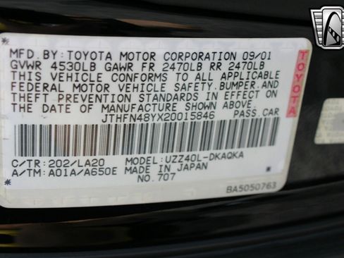 Used 2002 Lexus SC 430 Convertible image 24