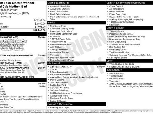 Used 2023 RAM 1500 Classic Warlock w/ Electronics Group AWD/4WD image 4