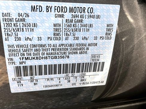 New 2026 Ford Explorer Active AWD/4WD image 13