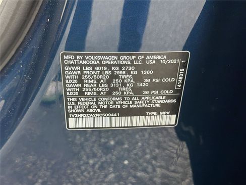 Used 2022 Volkswagen Atlas SE AWD/4WD image 35