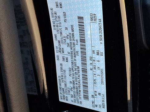 Certified 2020 Ford F150 Raptor w/ Equipment Group 802A Luxury image 29