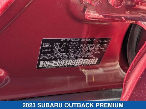 Certified 2023 Subaru Outback Premium image 37