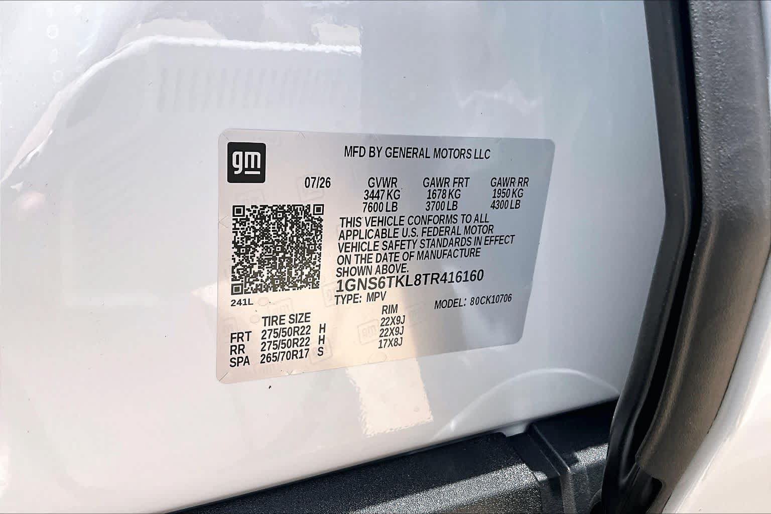 New 2026 Chevrolet Tahoe High Country AWD/4WD image 18