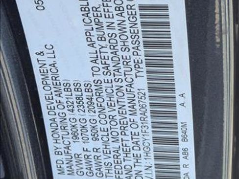 Certified 2024 Honda Accord EX image 25
