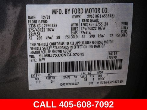 Used 2022 Lincoln Aviator Reserve w/ Equipment Group 201A AWD/4WD image 39