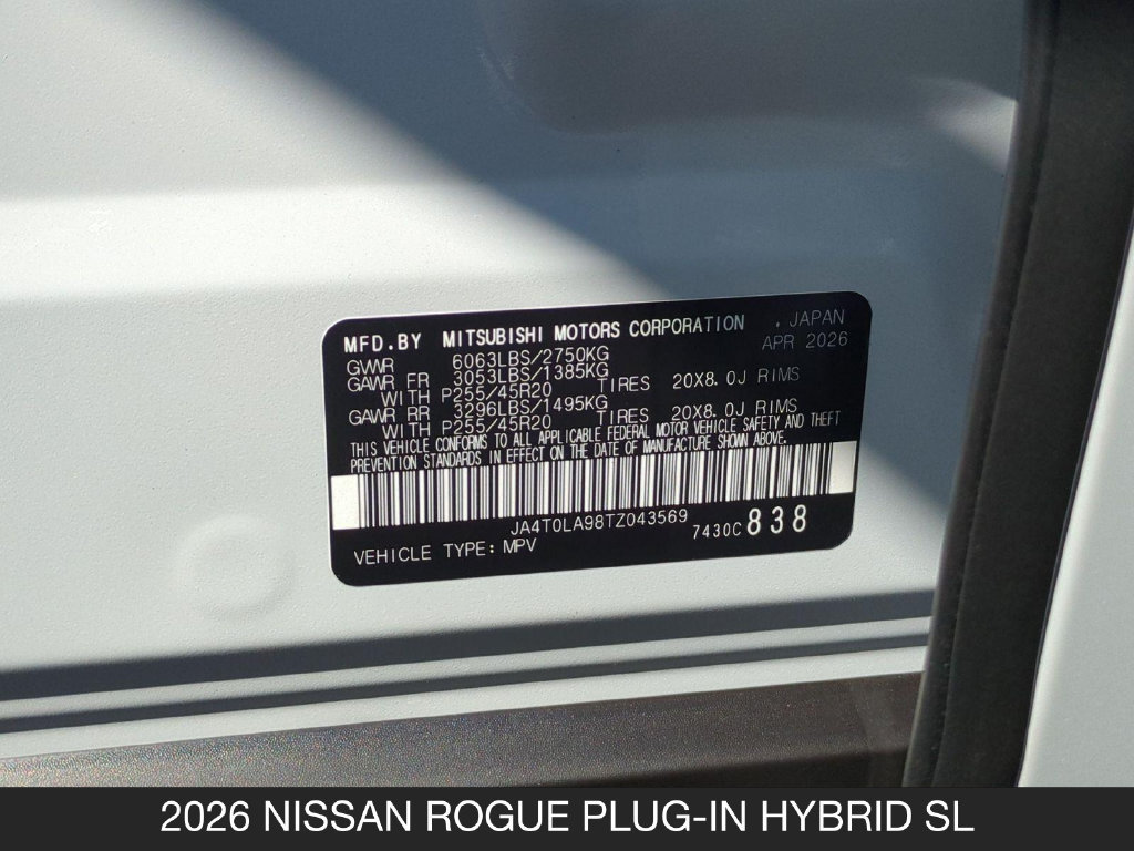 New 2026 Nissan Rogue SL AWD/4WD image 26