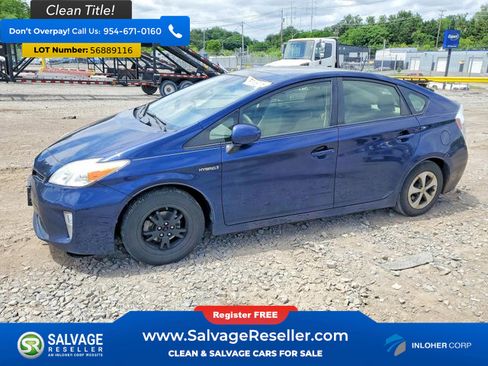 Used 2012 Toyota Prius Three w/ Solar Roof Pkg FWD image 1