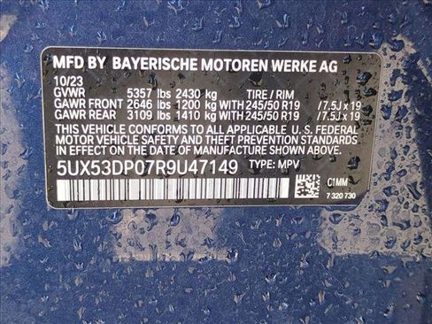 Certified 2024 BMW X3 xDrive30i w/ Premium Package image 25