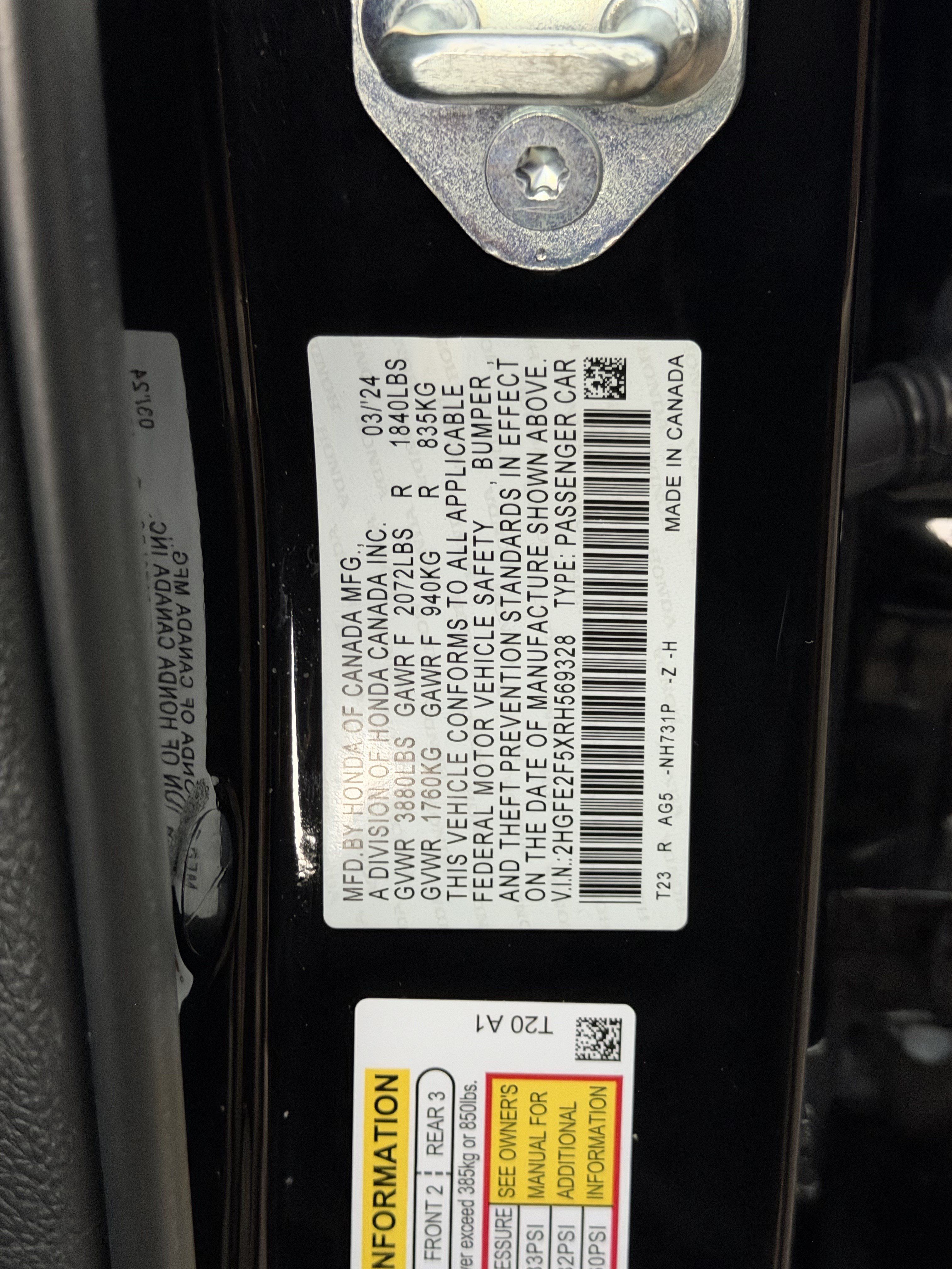 Used 2024 Honda Civic Sport image 34