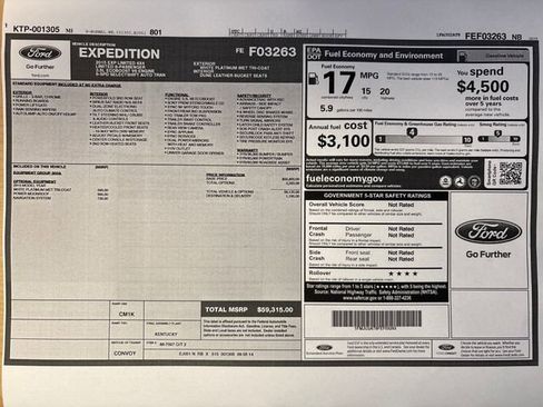Used 2015 Ford Expedition Limited image 62