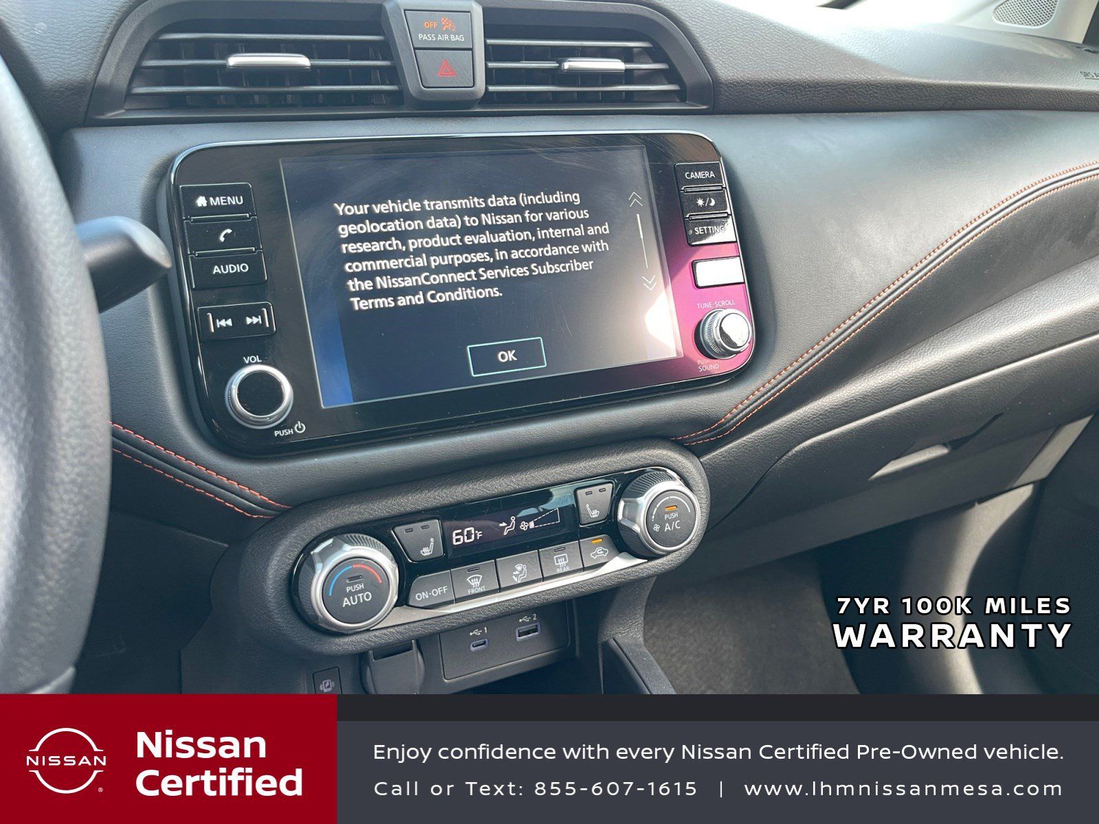 Certified 2025 Nissan Versa SR w/ Trunk Package FWD image 12