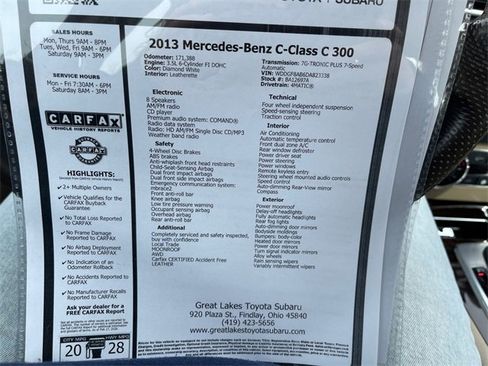 Used 2013 Mercedes-Benz C 300 4MATIC Sedan image 26