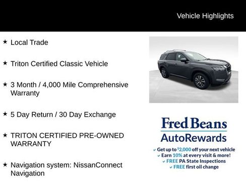 Used 2023 Nissan Pathfinder SL AWD/4WD image 4