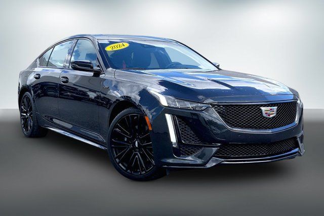 Used 2024 Cadillac CT5 V w/ LPO, ONYX Package AWD/4WD image 1