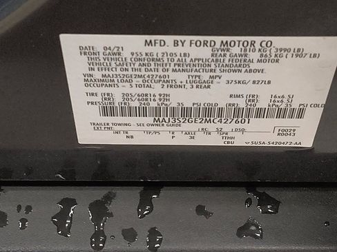 Used 2021 Ford EcoSport SE FWD image 33