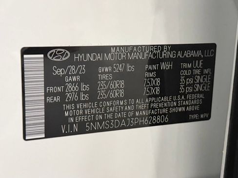 Used 2023 Hyundai Santa Fe SEL w/ Premium Package AWD/4WD image 27
