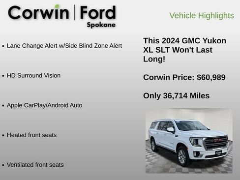 Used 2024 GMC Yukon XL SLT image 12