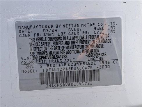Used 2024 Nissan Kicks SR w/ SR Premium Package FWD image 22
