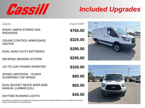 Used 2016 Ford Transit 250 130 Low Roof RWD image 28