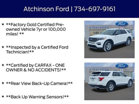 Certified 2024 Ford Explorer XLT w/ Equipment Group 202A image 4