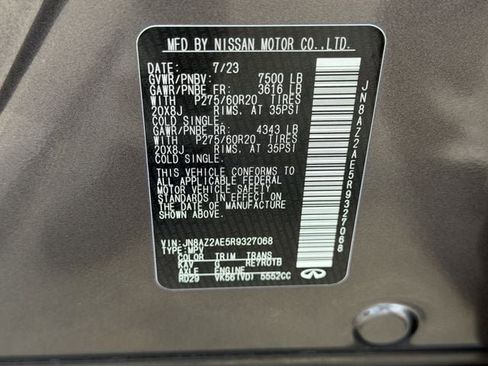 Used 2024 INFINITI QX80 Luxe image 35