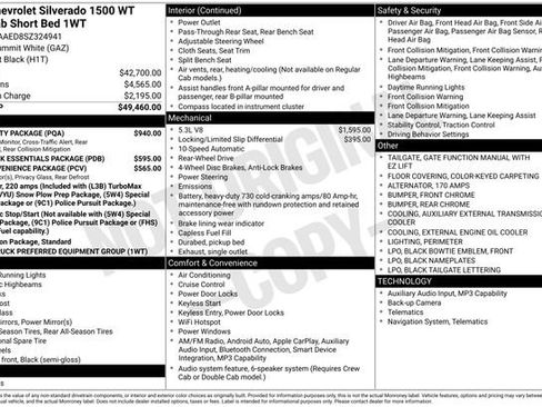 New 2025 Chevrolet Silverado 1500 W/T w/ WT Safety Package image 5