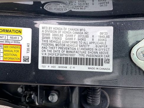 Used 2023 Honda Civic Sport image 30