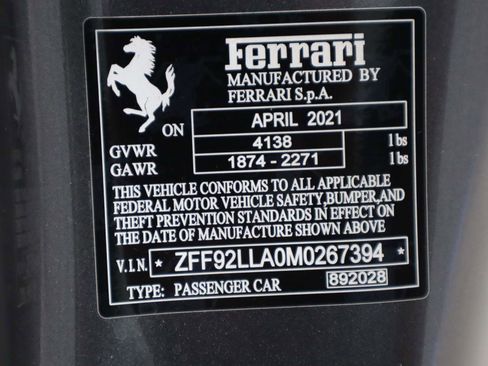 Certified 2021 Ferrari F8 Tributo image 40