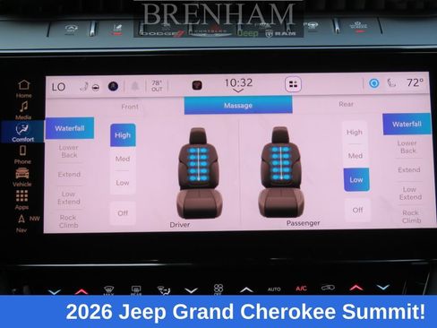 New 2026 Jeep Grand Cherokee Summit w/ Obsidian Package AWD/4WD image 17