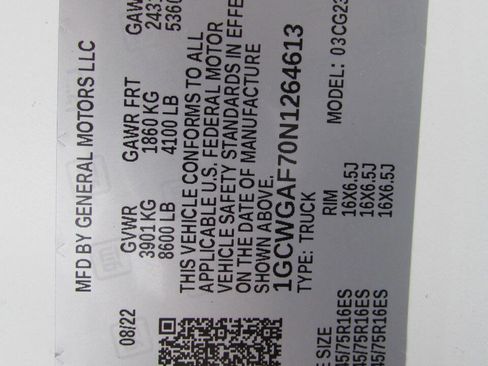 Used 2022 Chevrolet Express 2500 w/ Driver Convenience Package image 10