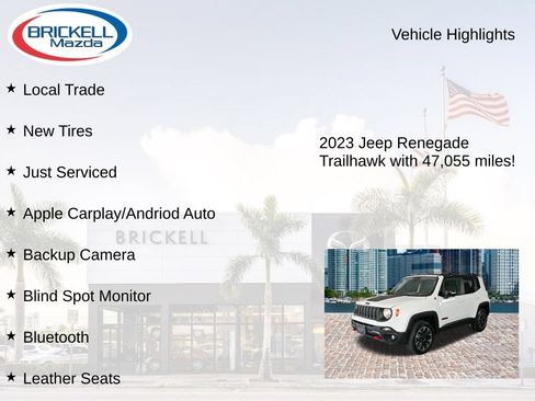Used 2023 Jeep Renegade Trailhawk AWD/4WD image 16