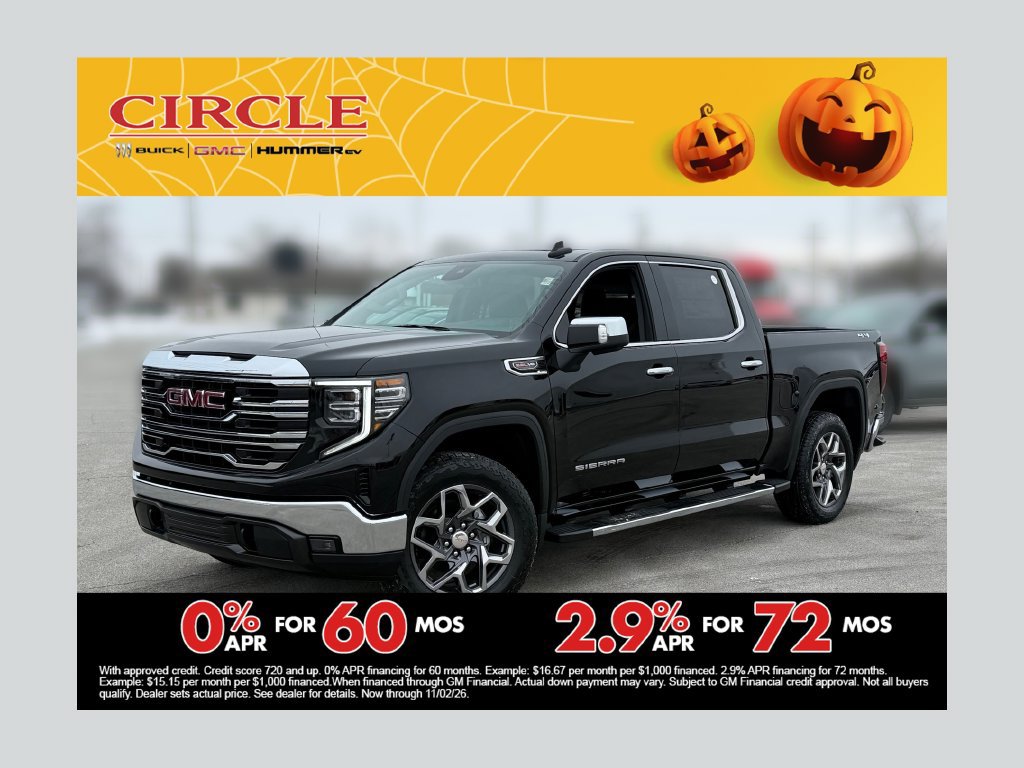 New 2026 GMC Sierra 1500 SLT w/ SLT Premium Package AWD/4WD 360° Tour